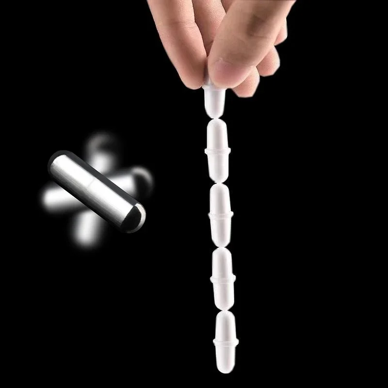 10 Pcs Self Stirring Magnetic Mug Capsule Cylindrical Magnetic Stirring Rod Non-Corroding Smart Mixer Cup Accessories