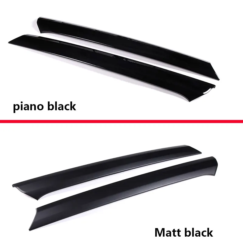 For Land Rover Discovery 4 LR4 2010-1016 ABS Matt black Car Front Windshield Glass A-Pillar Trim Cover sticker Car Accessories