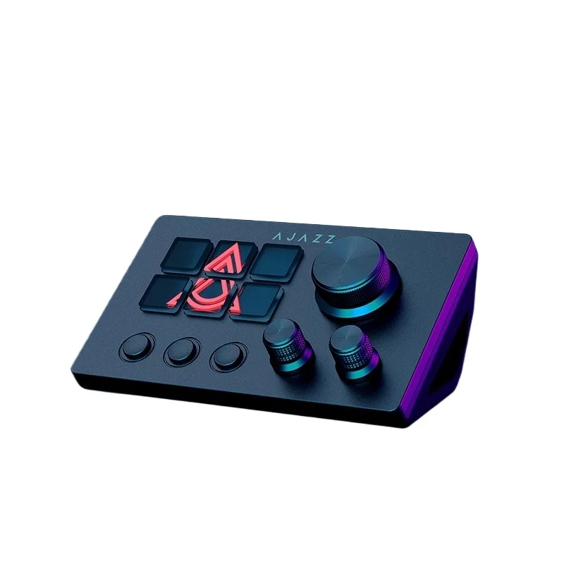 AJAZZ AKP03E/AKP05E/N1 Console Toetsenbord Desktop Assistent Paneelcontroller Voorraadhandel Live streaming Audio Mixing Programmeerbaar