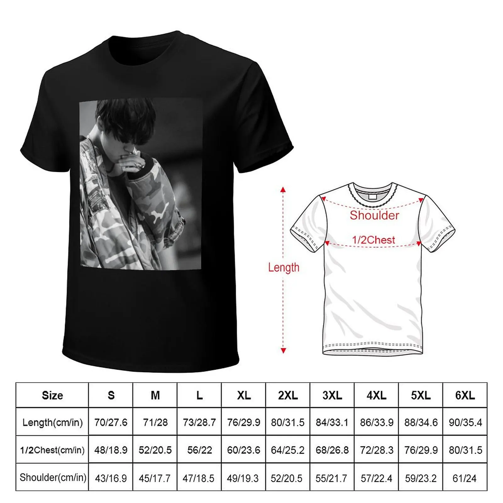 daesung bigbang T-Shirt graphics man t shirt Aesthetic clothing mens tall t shirts