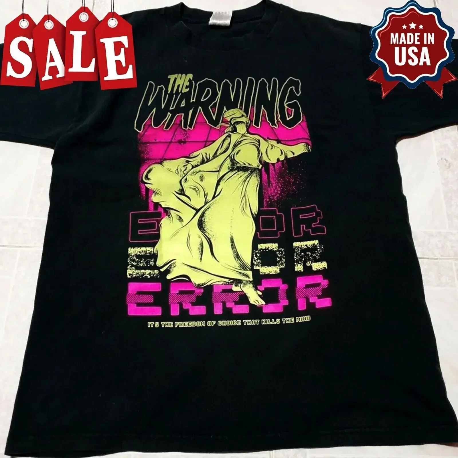 

New Popular The Warning Band Europe Tour 2024 Concert Unisex All Size 6D370