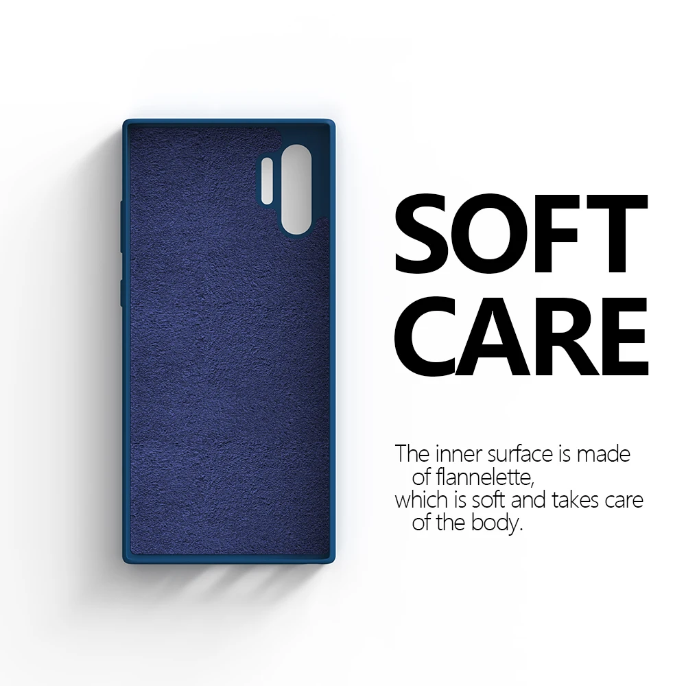 For Samsung Galaxy Note 10 S10 Plus S10E A53 A52 A51 A50 A33 A32 Silicone Case Shockproof Soft-Touch Back Cover Funda Black Pink