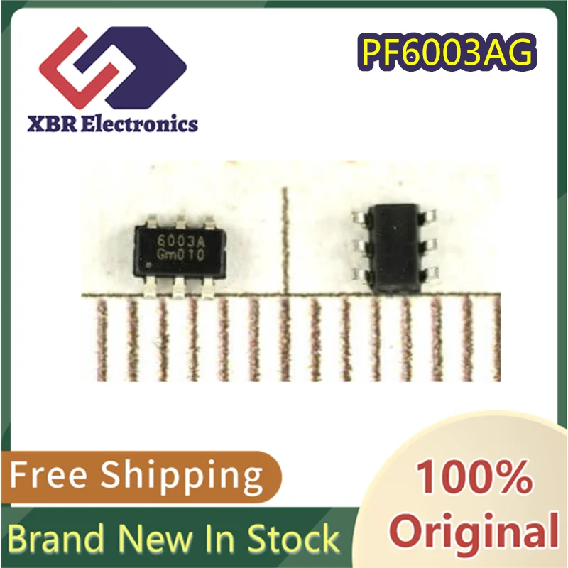 

(10/50 pieces) PF6003AG PF6003 Silk screen 6003A LCD 6-pin power chip SOT23-6 New original authentic spot free shipping