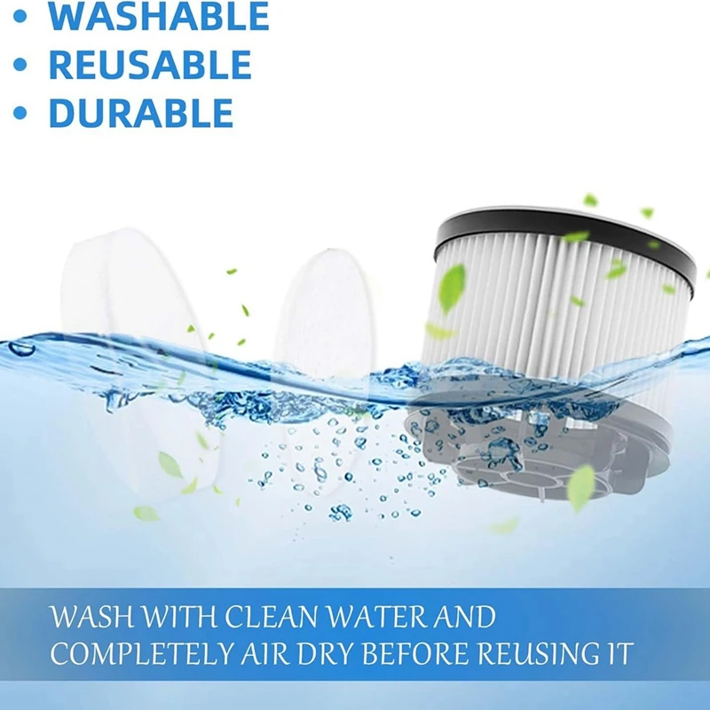 Ersatz filterset für Levoit LSV-V201-WUS Akku-Vakuum, verbessertes 5-stufiges Filtersystem