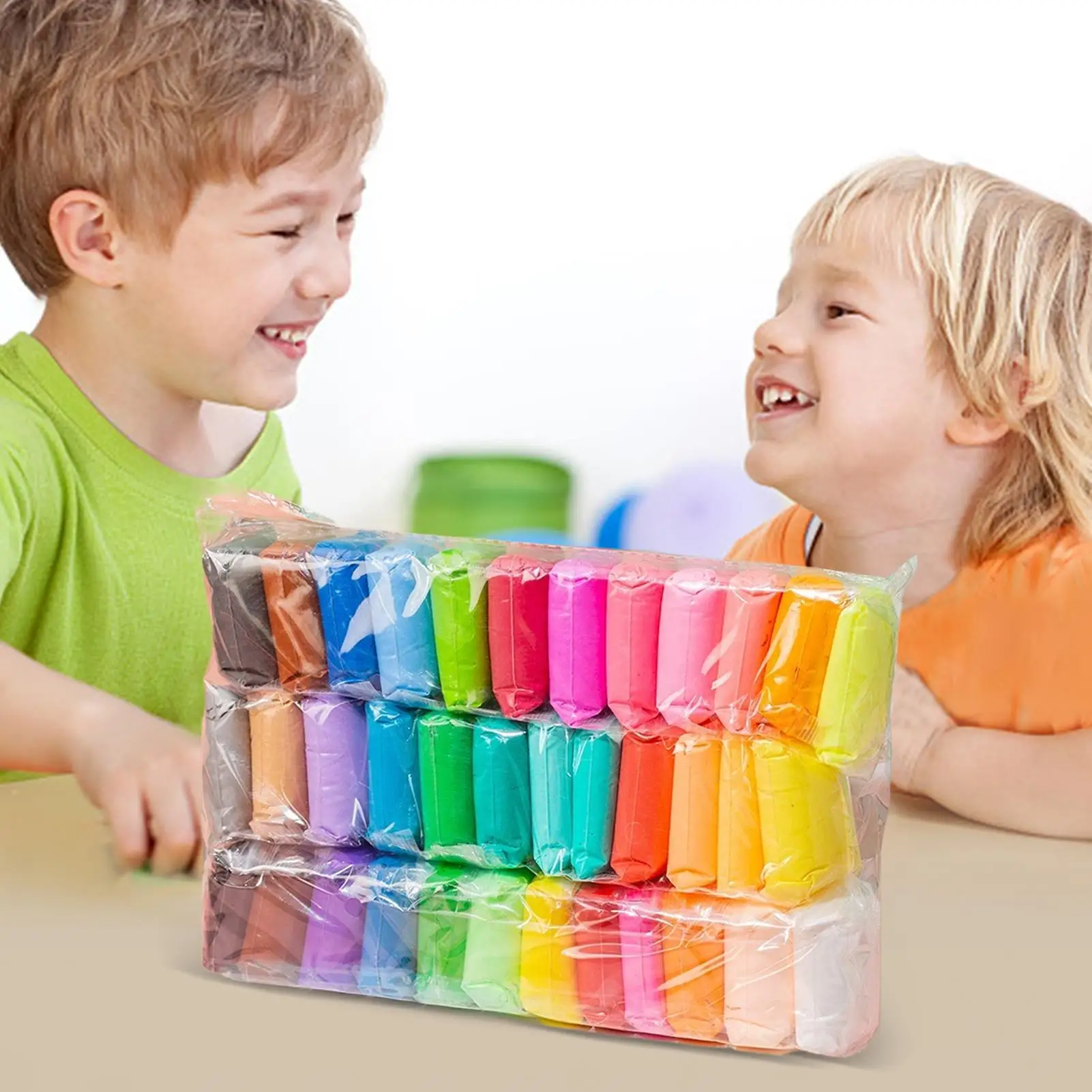 12/24/36pcs Air Dry Clay Set - Non-Toxic Modeling Fun for Kids & Gifts -includes Vibrant Colors and Deluxe Tool Kit