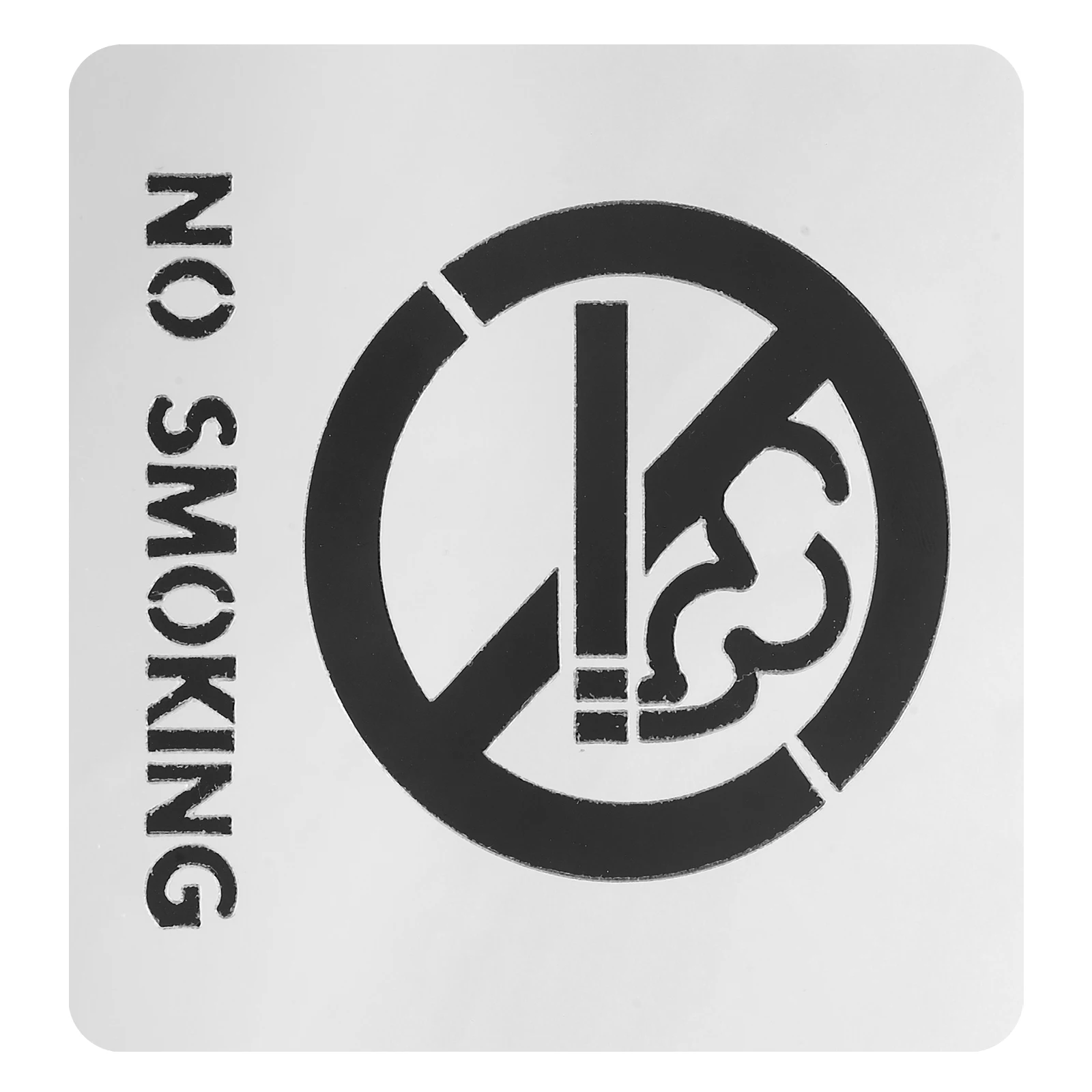 

No Smoking Office Sign Acrylic Waterproof Self-Adhesive Sticker for Business Restrooms Conference Rooms and Public Areas