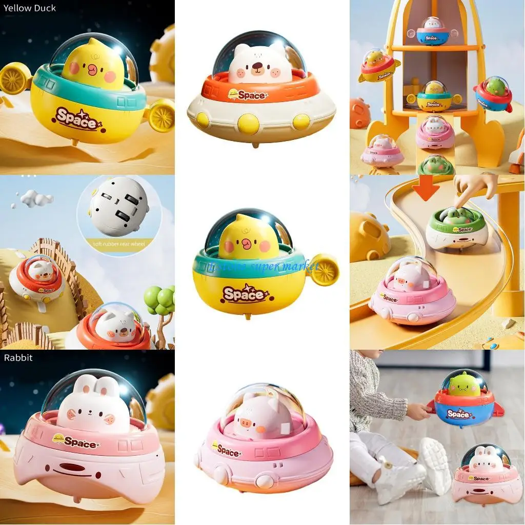 

090b Инерционное мультипликационное космическое корабль форма автомобильная конфеты Cartoon Cartoon Toy Игрушка родительских