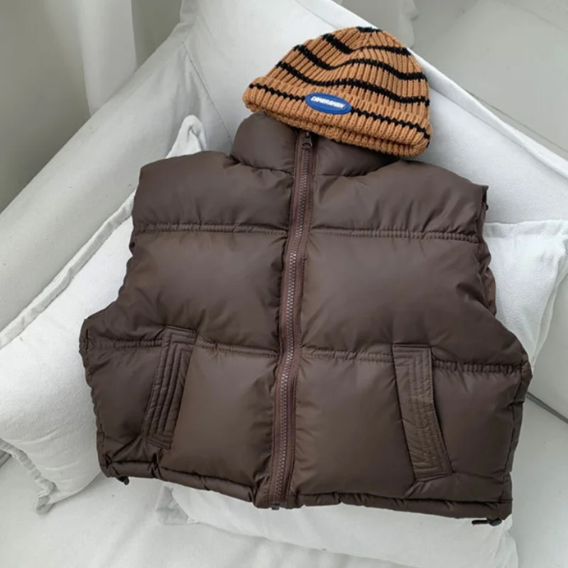 Gilet chaud d'hiver, veste coupe-vent pour garçons et filles, vêtements de sport de plein air pour enfants, cadeau de noël, nouvelle collection 2025