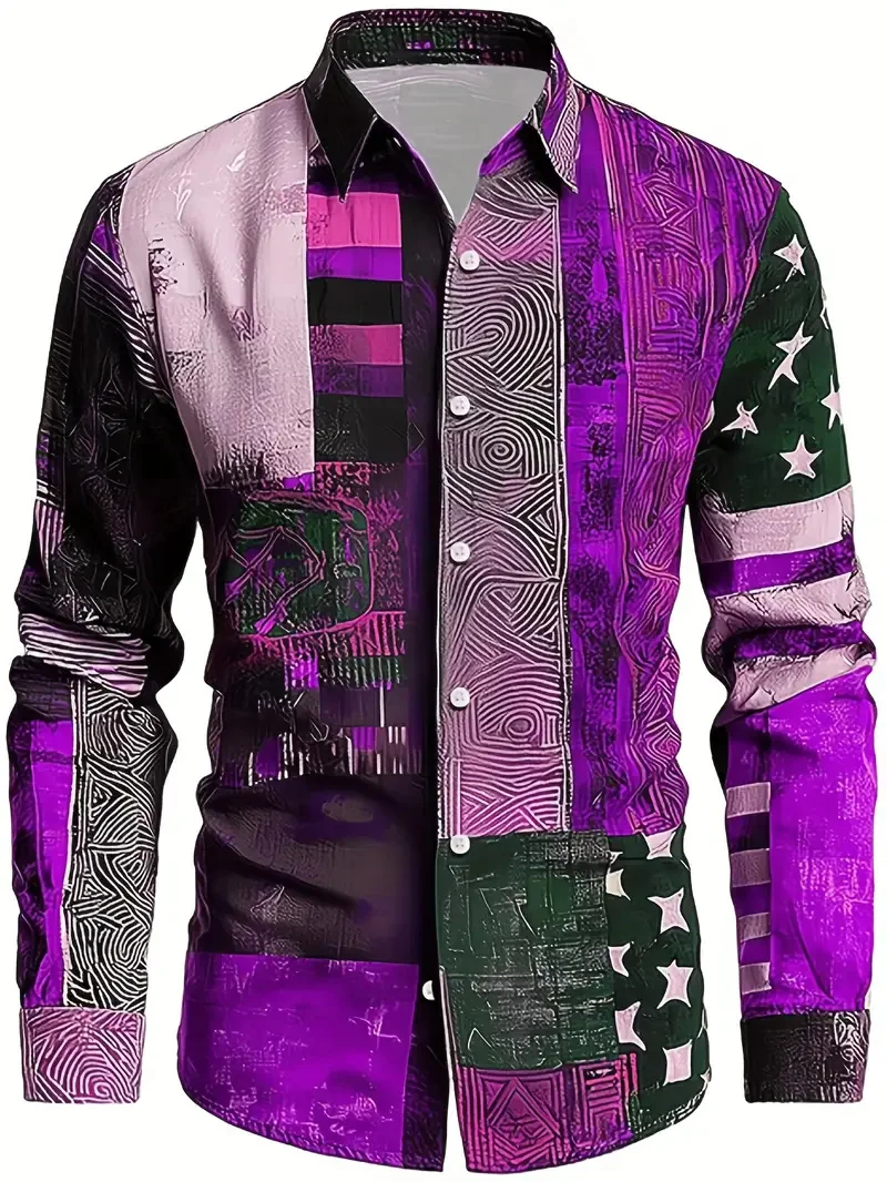 New men's casual long sleeved shirt series white and black, new designer casual, soft, comfortable and fashionable