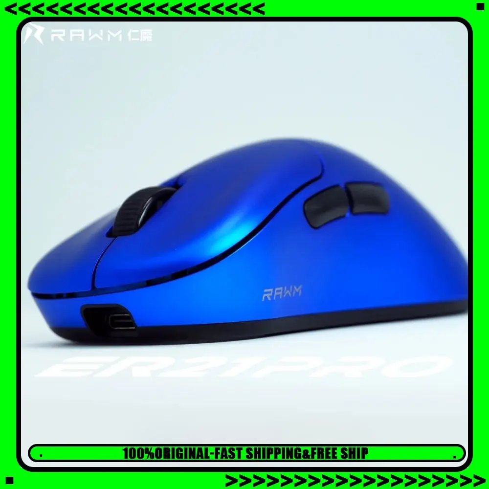 

Мышь Rawm Er21Pro, 2 режима, проводная, 2,4 г, 8 К, частота заката, датчик Paw3950, Nordic52840, легкая, 49 г, эргономичные игровые мыши, подарки