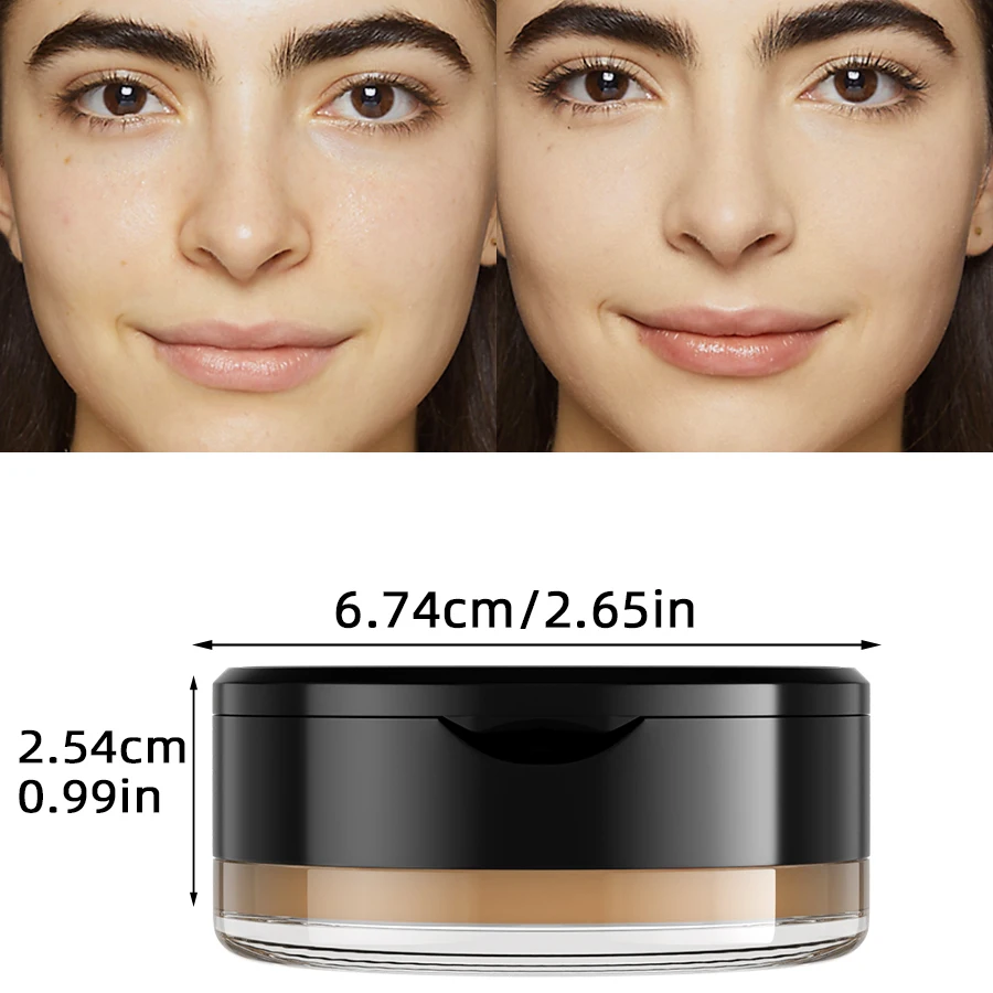 كريم أساس بتغطية كاملة مكون من 9 ألوان، كريم أساس طبيعي لجميع ألوان البشرة مع أداة مكياج منتفخة، هدايا مقاومة للماء #6