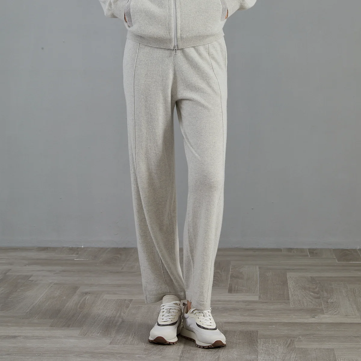

BC809 Autumn and winter high quality women's 100% cashmere trousers