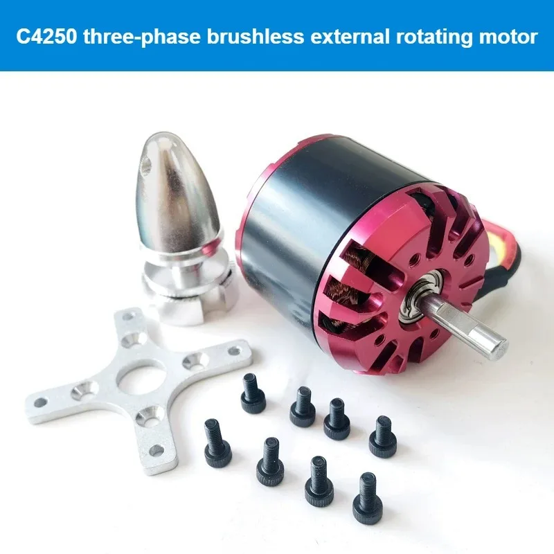 C4250 560KV 800KV Motor With Accessories Fixed Wing Ship Model Car Model External Rotor Three-phase Brushless Motor Ship Model