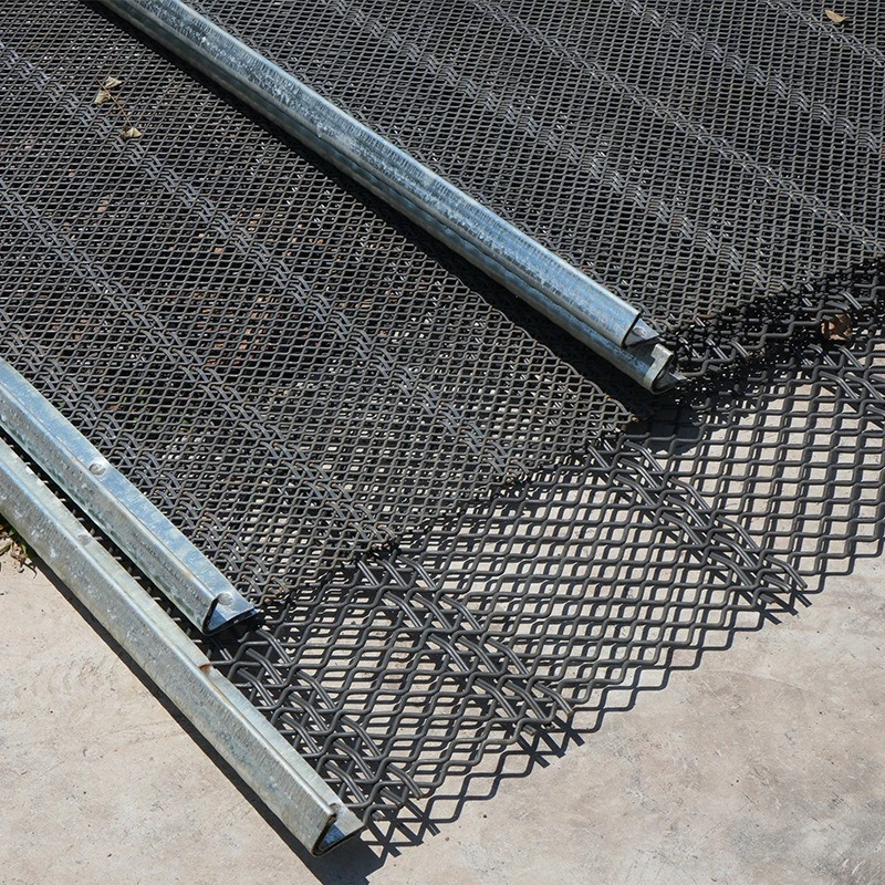 Self-cleaning non-blocking hole polyurethane anti-blocking screen, sand and gravel ore vibrating screen