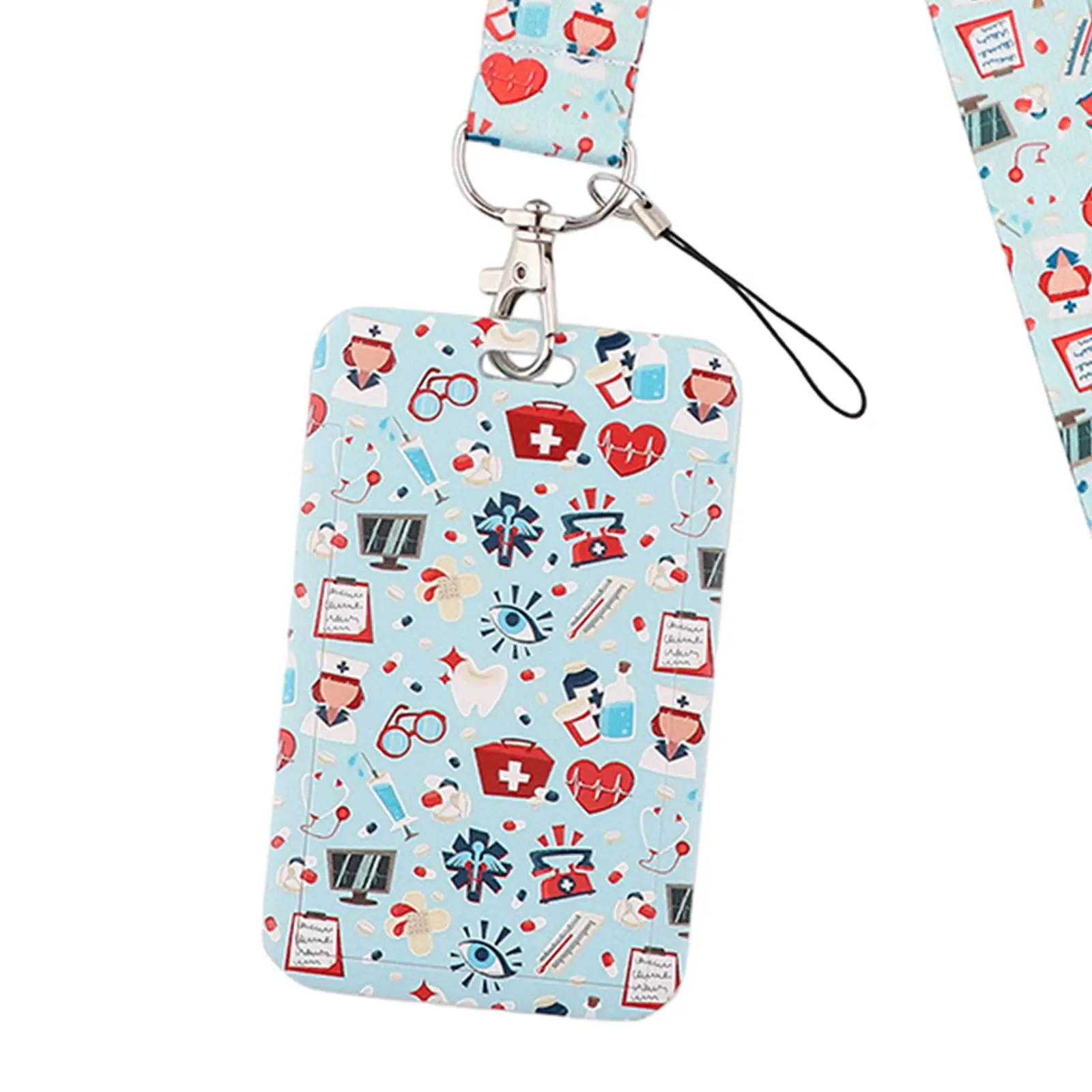 เคส sampul kartu บัตรประจำตัวประชาชนแบบพกพากระเป๋าใส่บัตรอุปกรณ์เสริมสำหรับใช้ในครัวเรือนเดินทางการ์ดเกมของขวัญวันเกิดพยาบาล