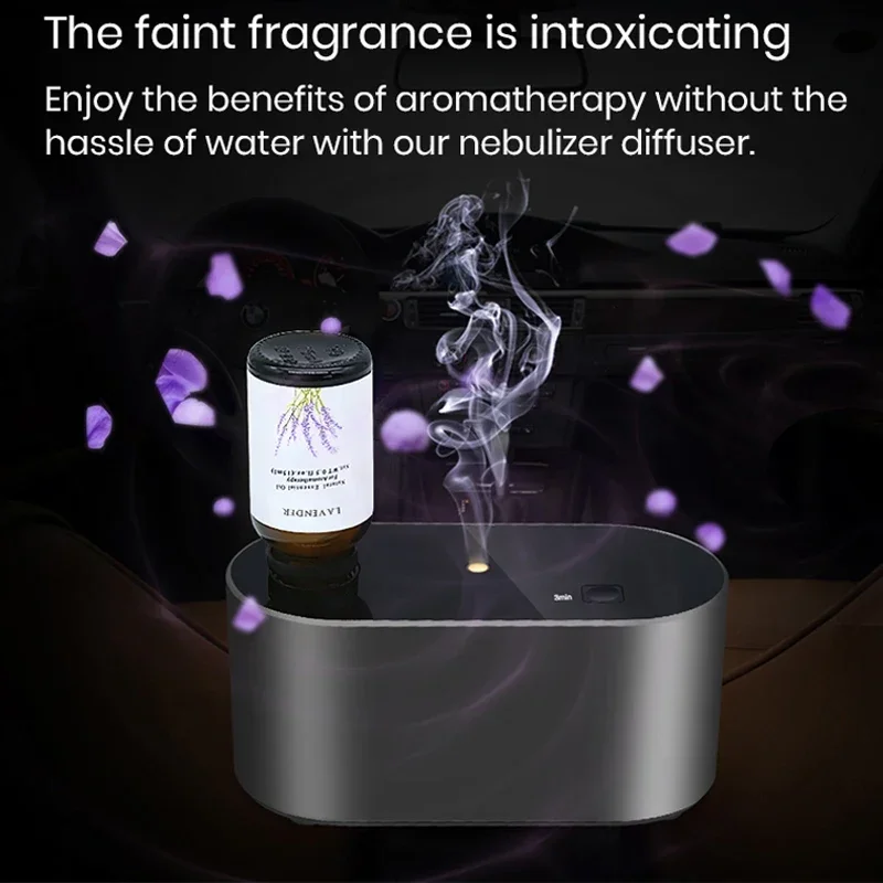 Waterless Nebulizer Essential Oil Diffuser สําหรับน้ํามันหอมระเหย - Aroma Diffuser Nebulizer กลิ่นเครื่อง Room Home Air Freshener