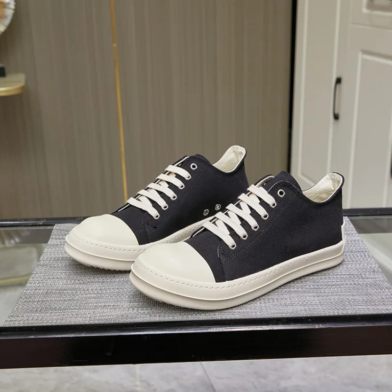 

Top Quality Dark Style New Low-top Breathable Canvas Versatile Shoes Men Women Casual Fashion Sneakers