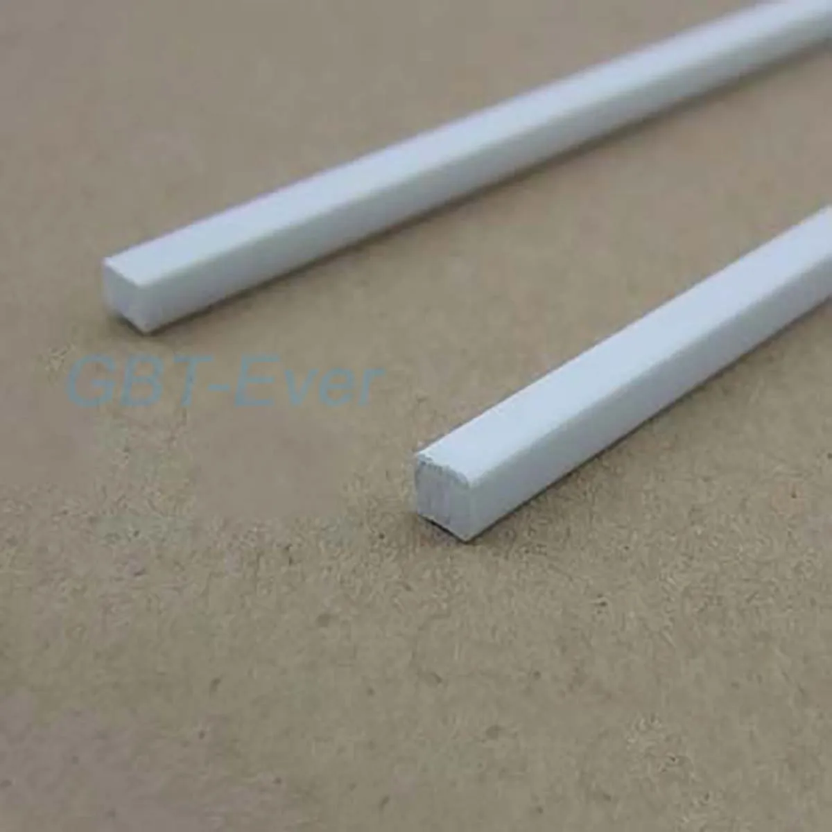 10Pcs 2mm 4mm ABS White Plastic Rod Square Solid Bar Length 250mm DIY Model Craft Model Building Making Rods Sticks Tools