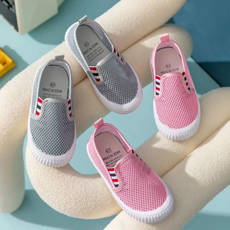 Tenis Kids Shoe2023 Summer Children Hollowed Out Mesh Shoes Boys Sports Shoe Soft Soles Elastic Foot Covers Girls Shoezapatillas