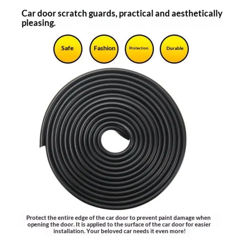 5M 10M Car Door Protector Strip Reliable Safety Against Collision Impact