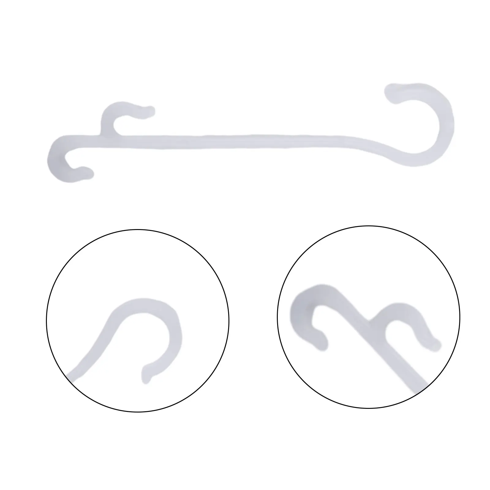 

Опорные крючки для экономии растений, гибкие и гибкие для контроля направления роста и предотвращения защемления фруктов (50/100 шт.)