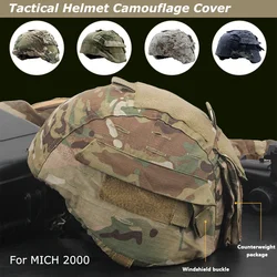 Tactical Helmet Camouflage Cover For MICH 2000 Airsoft Paintball Scratch-resistant Helmet proof Accessories