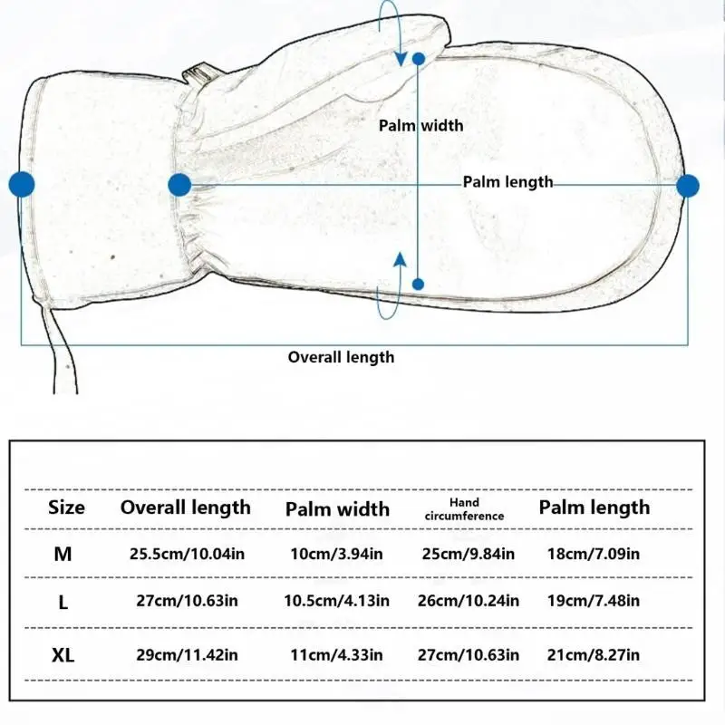Luvas térmicas 652f, telas sensíveis ao frio, luvas esqui à prova d'água, luvas inverno, luvas neve para snowboard, ao