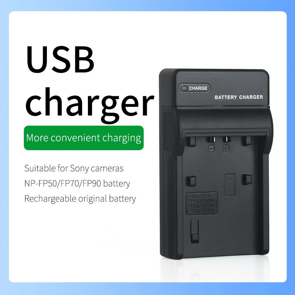 NP-FH40 Battery charger For sony camera DCR-SR210 SR220 SR290 SR300 SX30 SX31 SX40 SX41 SX50 SX60 SR82 SR85 SR87 SR190 SR200