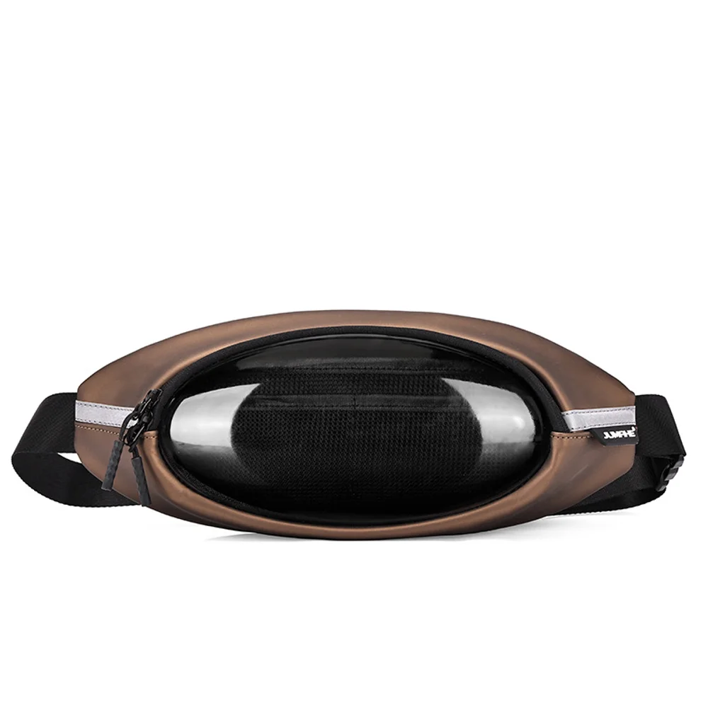 

High quality transparent chest bag, men's bag, sports fitness waist bag, leisure travel diagonal cross bag, shoulder bag