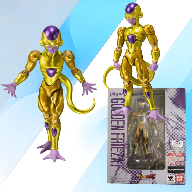 

100% Оригинальные фигурки Bandai SH Figuarts SHF Dragon Ball Golden Freezai, аниме-модели, игрушки, фигурки из ПВХ, подарки, в наличии
