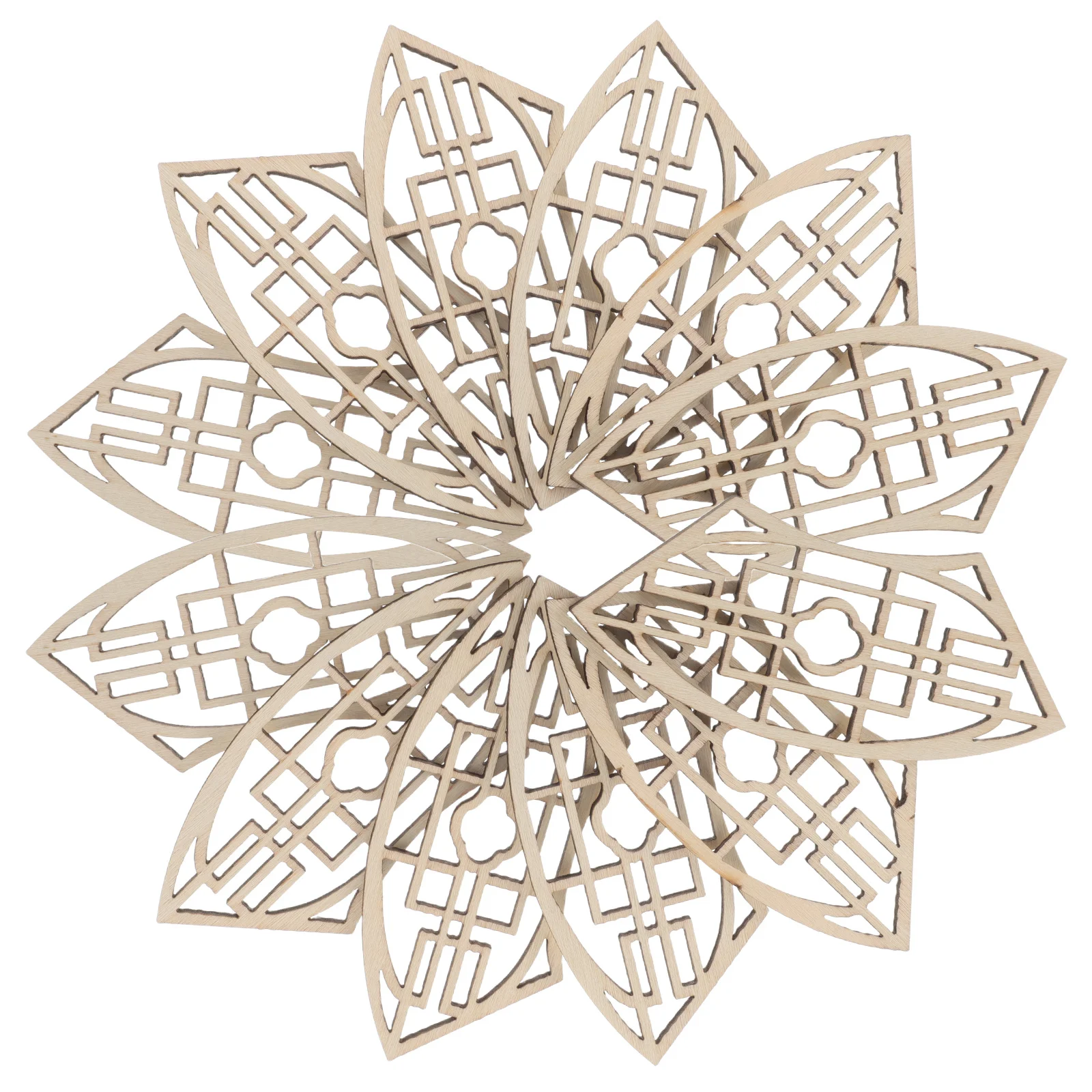 ฉากกั้นห้องไม้สไตล์จีนโบราณ ขนาดเล็ก 20 ชิ้น สำหรับตกแต่งบ้านตุ๊กตา ฉากจำลอง DIY