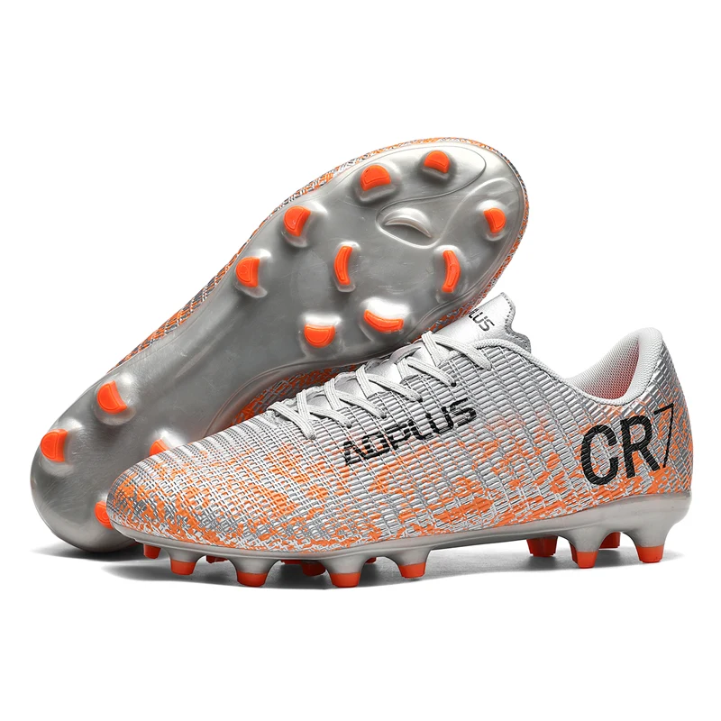 

New Men's Soccer Shoes High-Top Football Cleats Outdoor Breathable Athletic Professional Spikes Youth Boys Football Shoes Unisex
