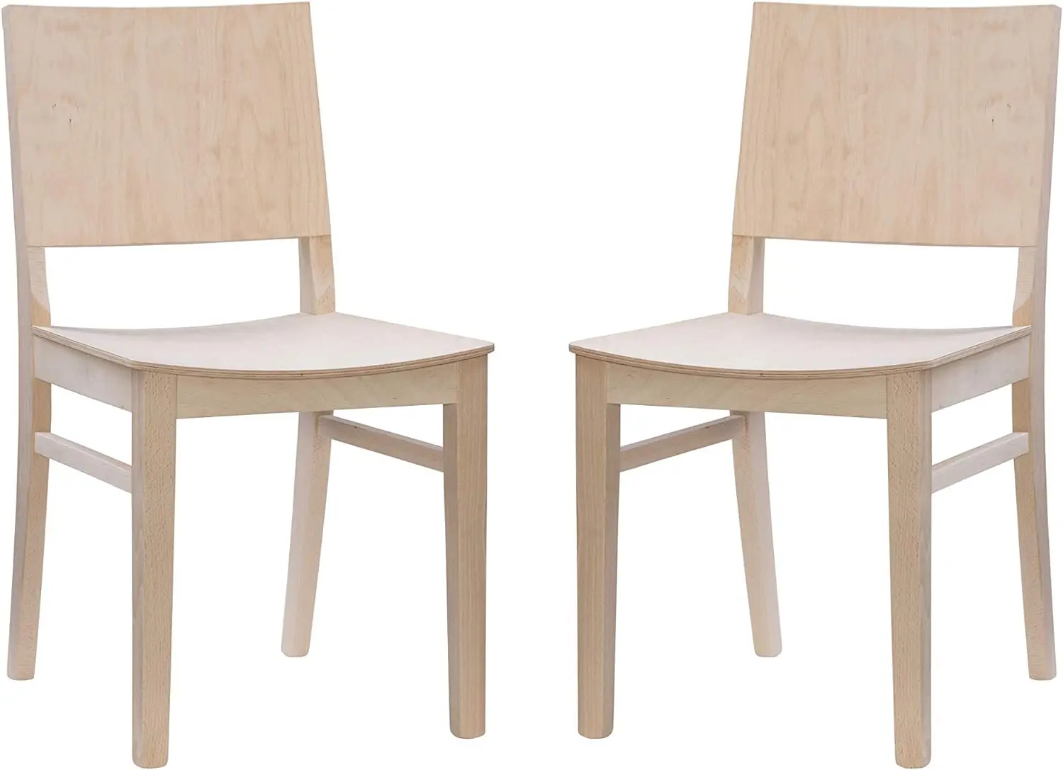 

Linon Unfinished Set of 2 Benton Side Chair