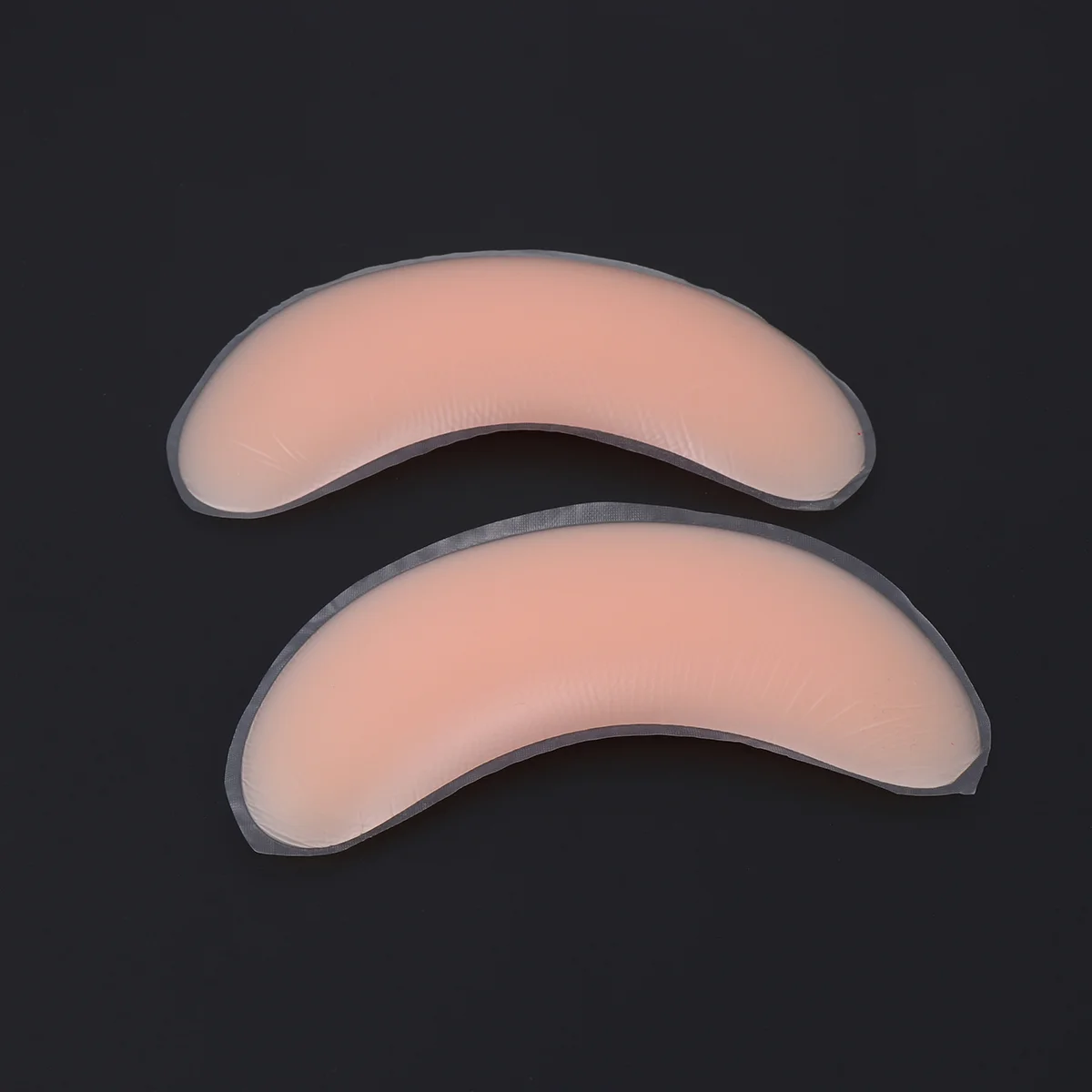 2pcs Silicone Bra Pads Invisible Thickened Padding for Women Ladies Skin Color Cup Shaped Insert Covers Push Up