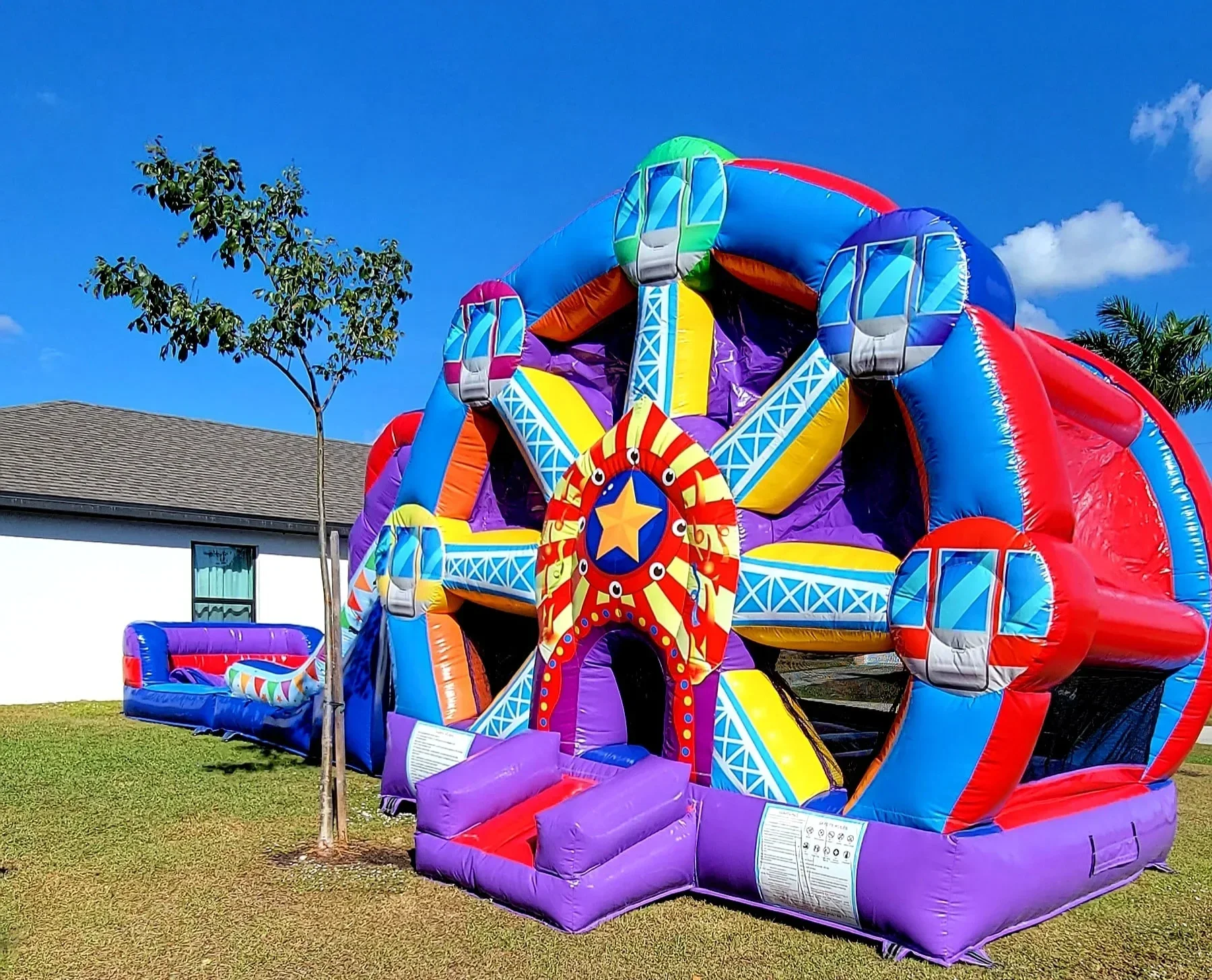 Carnival inflatable bounce house combo high quality inflatable bouncer slide inflatable castle for sale