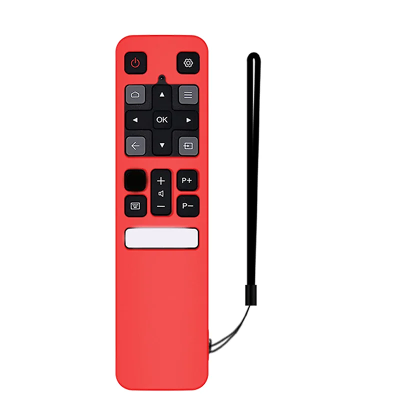 เคสเปลี่ยนรีโมทคอนโทรลทีวีสำหรับ RC802V FMR1ทีวี4K รีโมทคอนโทรลสีแดง