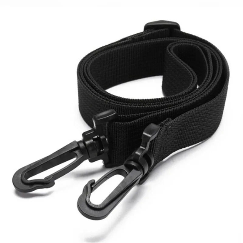 2.5cm Wide Computer Bag Strap Nylon For Men's Handbag Briefcase Crossbody Bag Shoulder Belts Adjustable Long Bands Black