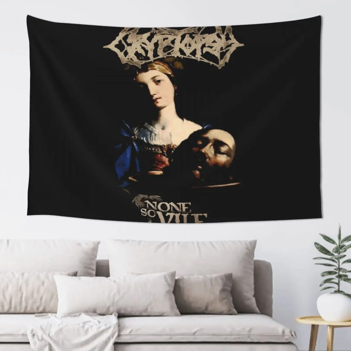 

CRYPTOPSY Essential T-Shirt Tapestry Christmas Decoration Home Supplies Cute Decor Tapestry