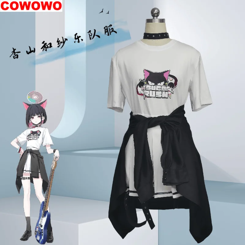 

COWOWO Blue Archive Kyoyama Kazusa Hit The Song Costume Cosplay Costume Cos Game Anime Party Uniform Hallowen Play Role Clothes