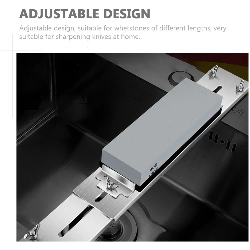 

Регулируемый держатель точильного камня из нержавеющей стали, кухонная подставка для точильного камня, основание для точильного камня, стойка для резервуара для воды, шлифовальный инструмент для ножей