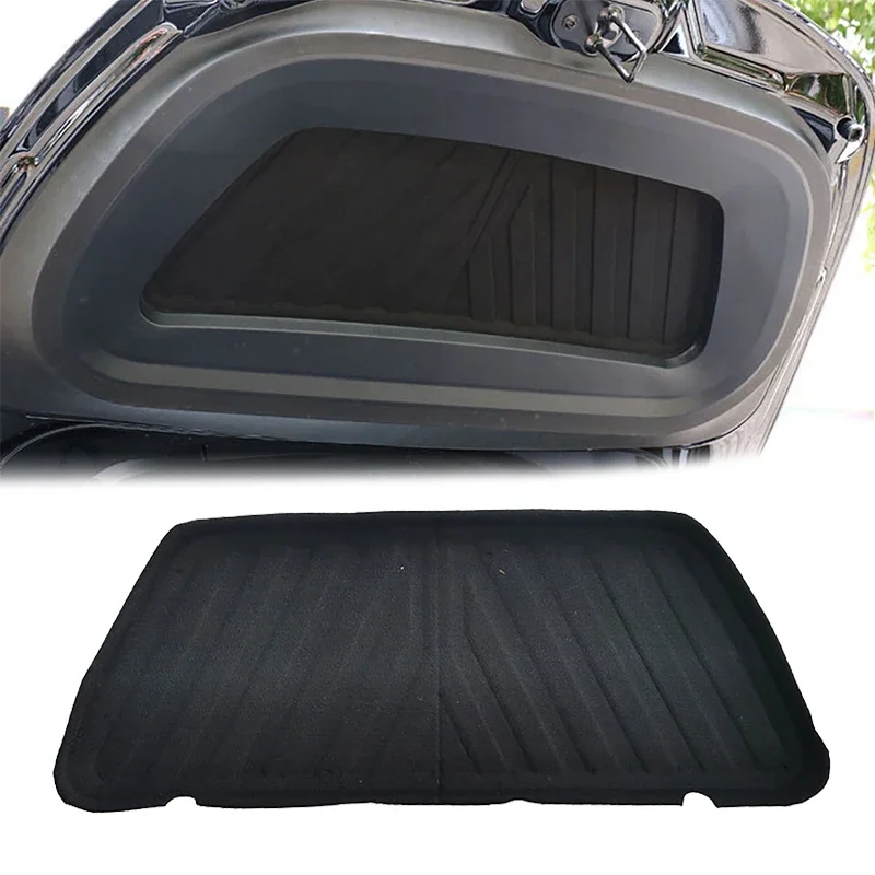 For Tesla Model Y Front Engine Hood Insulation Cotton Pad Double-Layer Front Trunk Lid Mat Cover Dustproof and Soundproof 