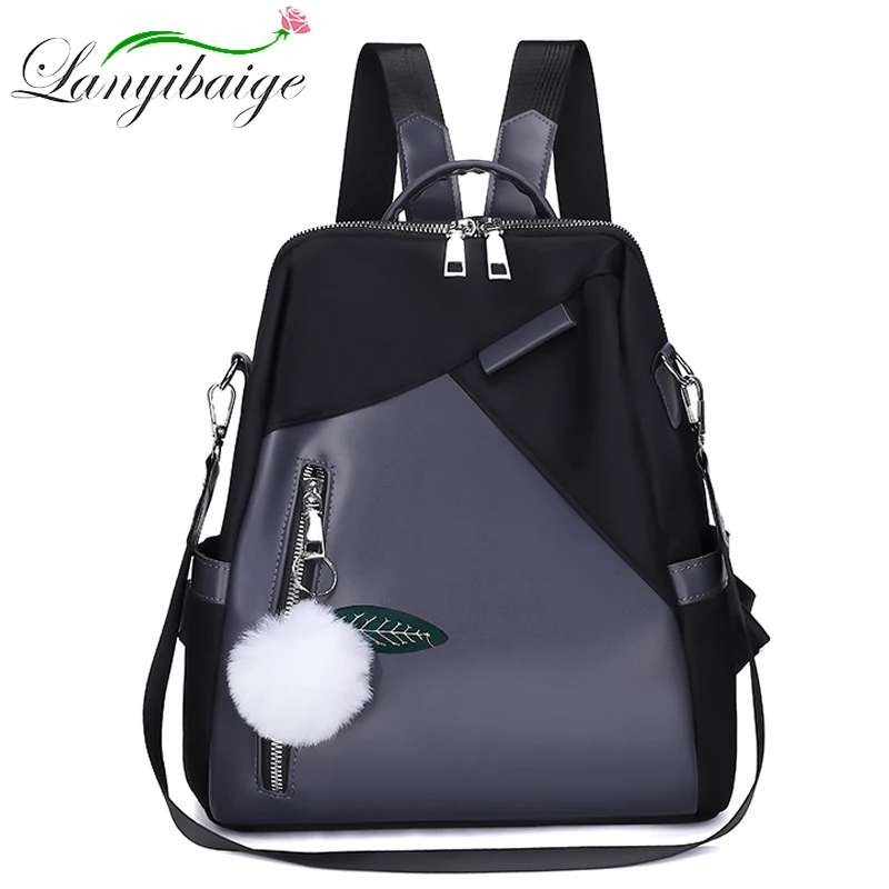 Anti-theft Leather Backpack Purses Women Vintage Shoulder Bag Ladies Large Capacity Travel Rucksack School Bags Girls Mochila