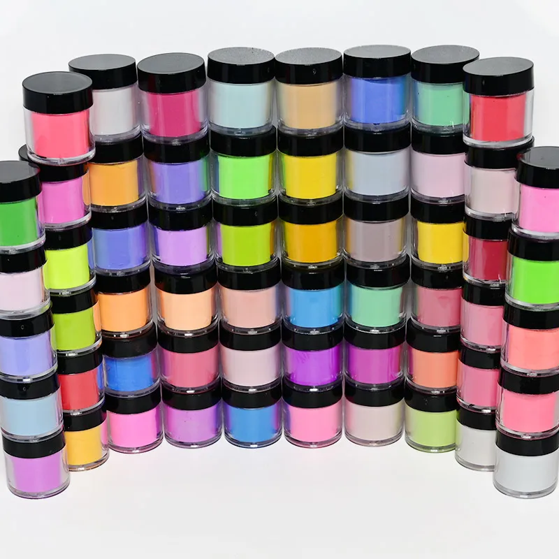 10To90 Colors Fast Dry Acrylic Nail Dipping Powder (Random) 3in1 Dip Collection Match Color Gel Polish Nail Dust Kit Nail Powder