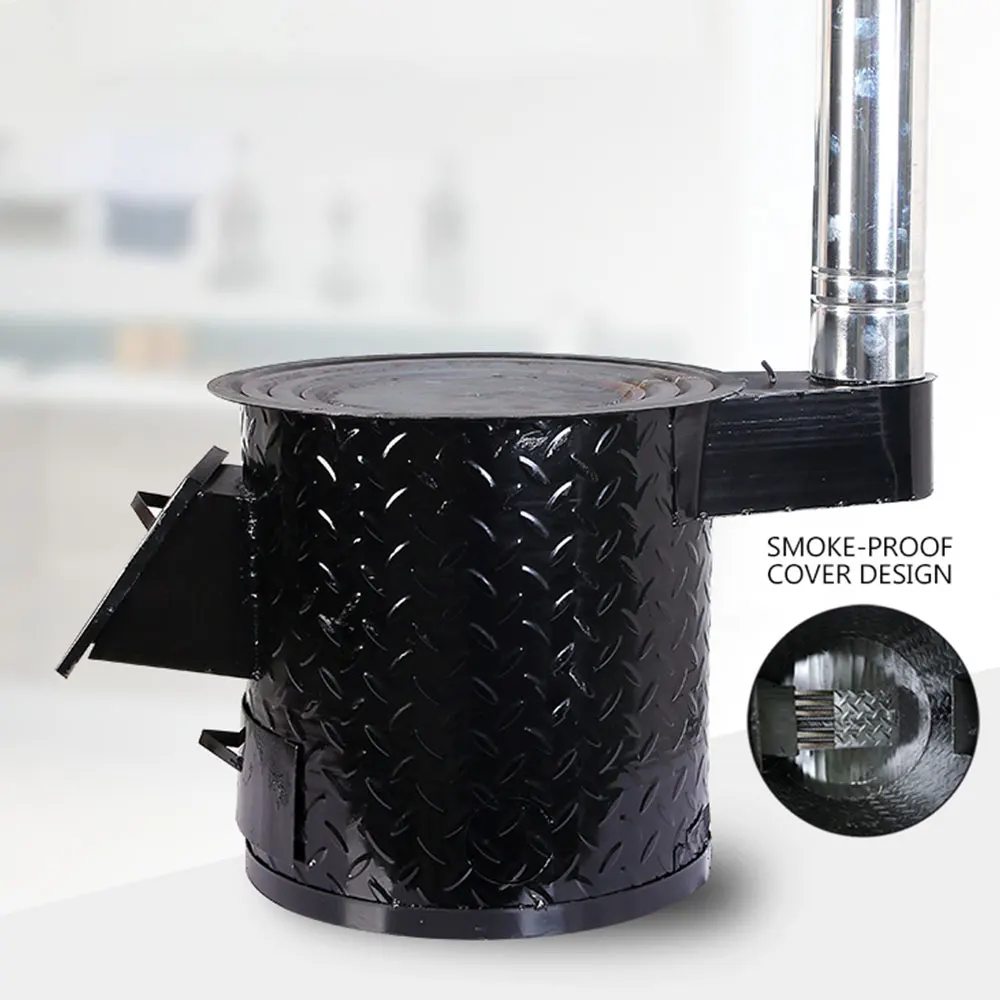 40 سنتيمتر موقد الحطب المنزلية دخاني الحطب موقد المحمول وعاء كبير في الهواء الطلق كوكتوب cocina دي الغاز portatil