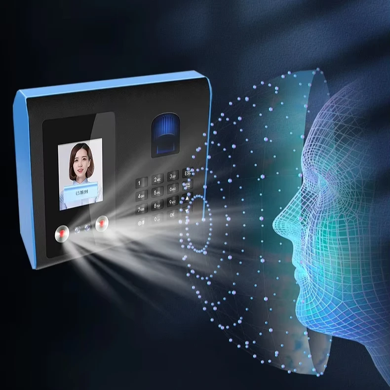 

July003 Biometric USB Time Attendance System Clock Office Employee Fingerprint Machine Free SDK Compatible USB Flash Drive TCP