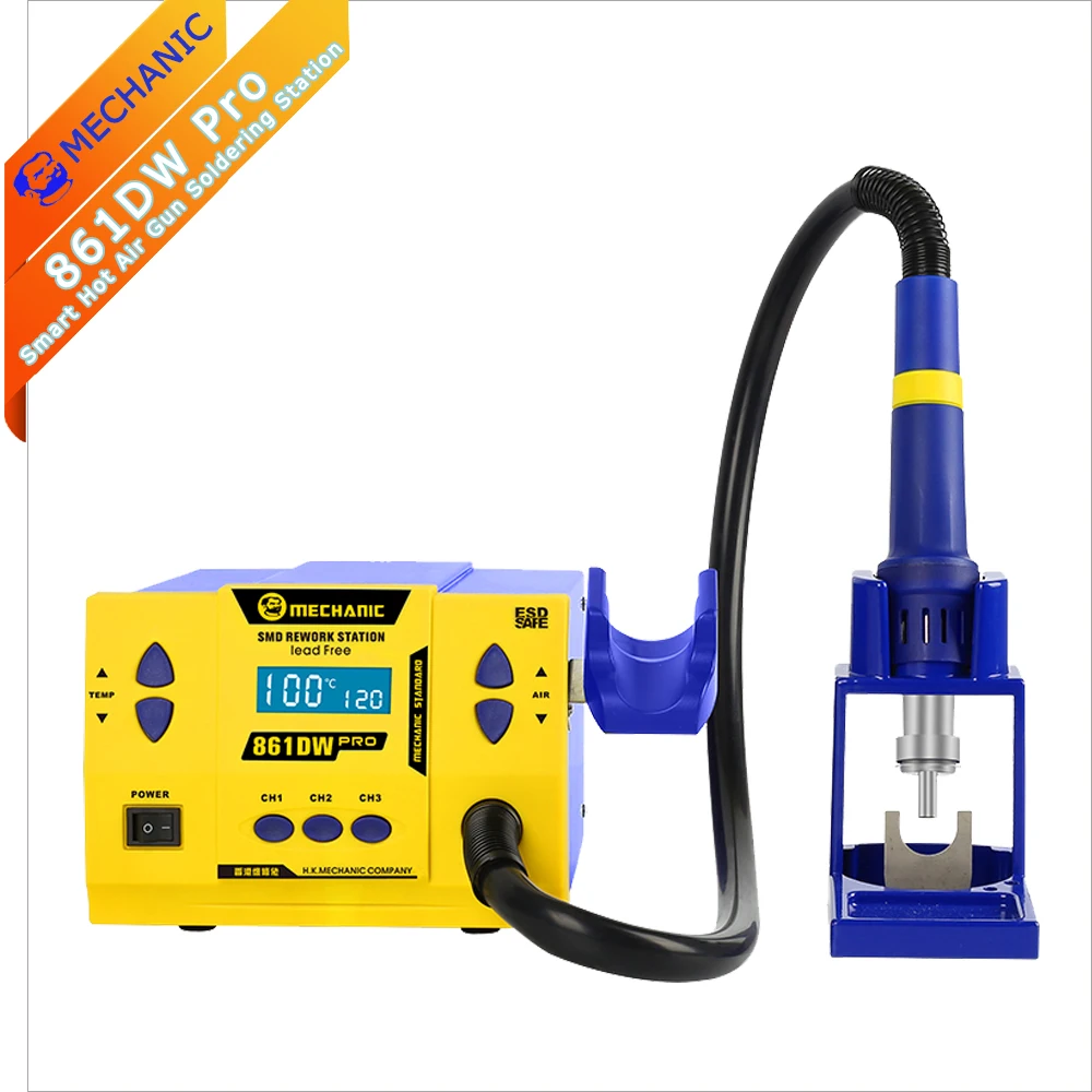 Mecânica-estação de Retrabalho a ar Quente Pistola de Calor sem Chumbo Estação de Solda Digital Bga para Telefone Pcb Reparo de Soldagem 1000w