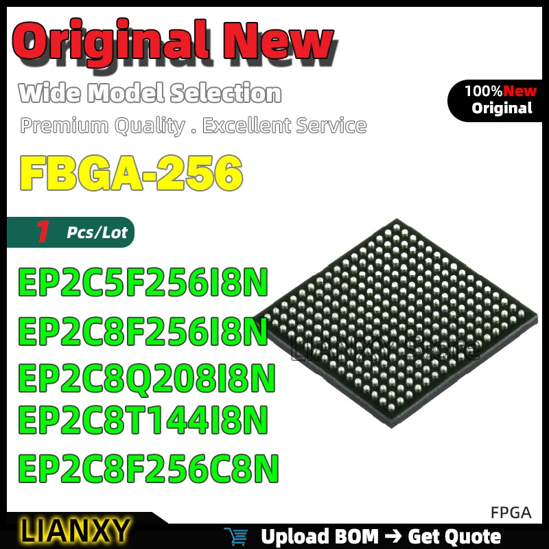 

FBGA-256 EP2C5F256I8N EP2C8F256I8N EP2C8Q208I8N EP2C8T144I8N EP2C8F256C8N FPGA новый оригинальный