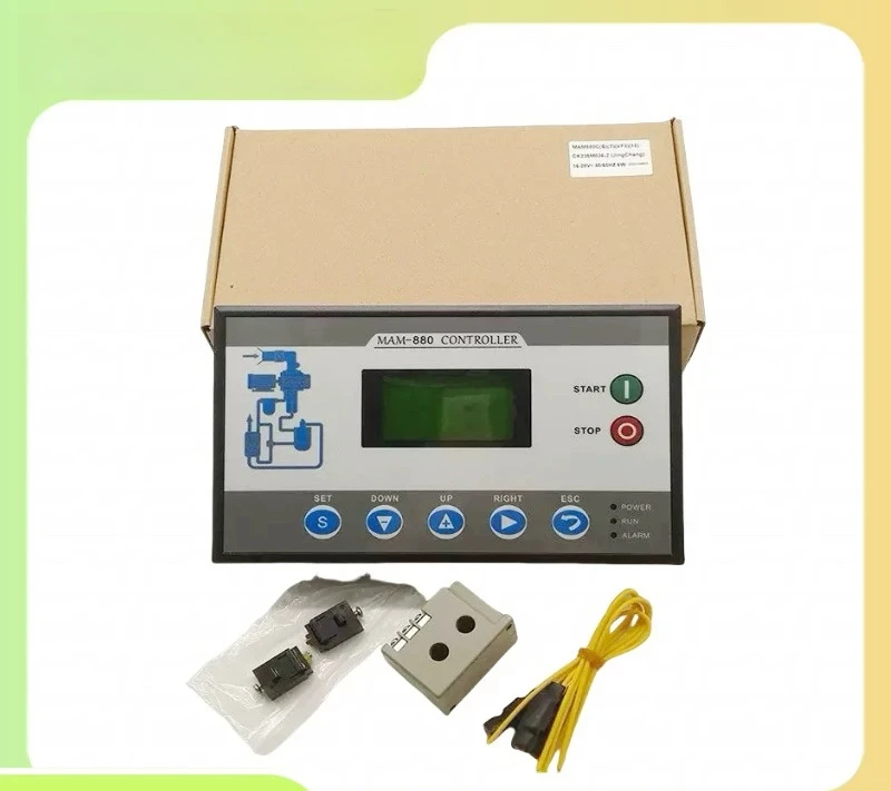 Variable Frequency Screw Air Compressor Controller MAM-880C (B) (T) VF3 Control Panel, Display