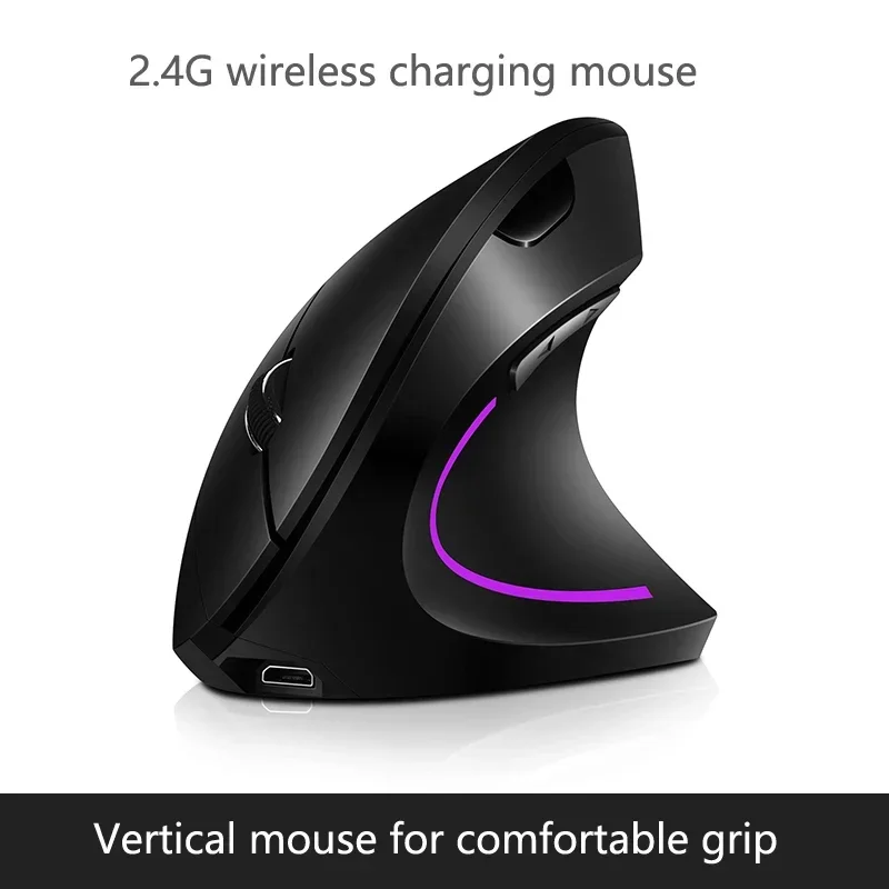 Ergonomic Vertical Mouse 2.4G Wireless Mouse Right Left Hand Computer Gaming Mice USB Optical Magic Mouse Gamer Mause For Laptop