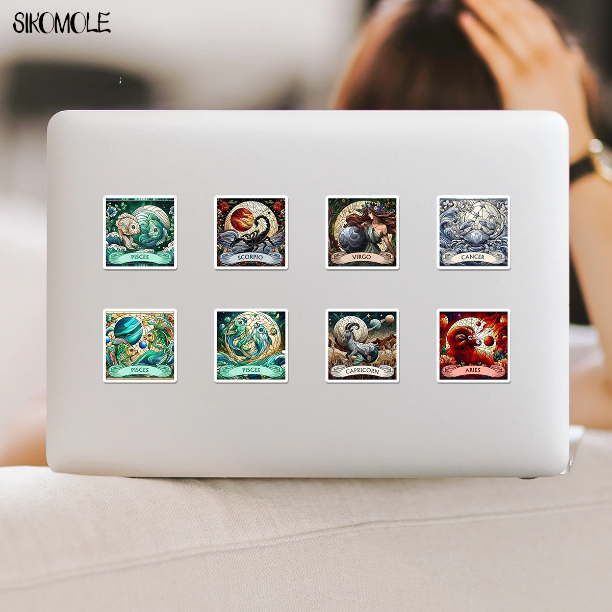 10/30/50PCS Twaalf Sterrenbeelden Tarot Kaarten Graffiti Stickers Esthetische DIY Decoratie Speelgoed Reisbagage Decal sticker Pack